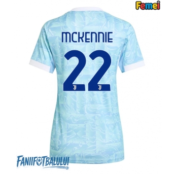 Juventus Weston McKennie #22 Tricou Fotbal Replică 2025-26 Femei Deplasare